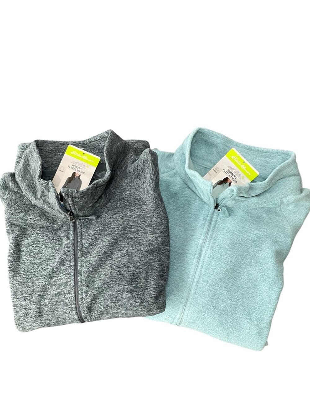 Eddie Bauer Women’s Quarter Zip Pullover Soft Fleece Size 3X NWT